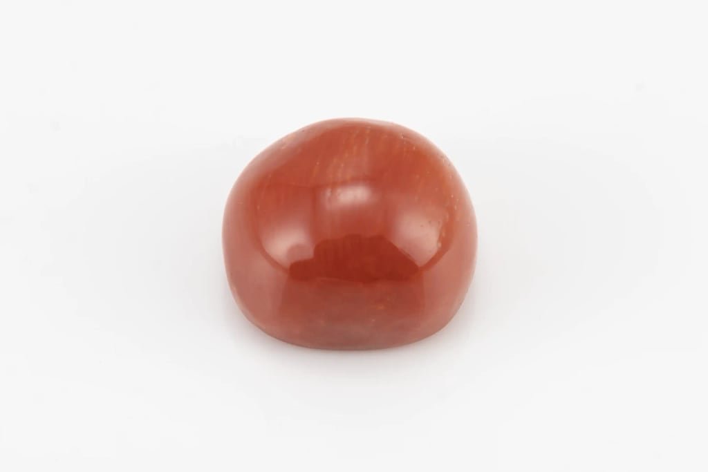 Moonga Stone 7.79 Ratti (7.25 Carat) - Italian Red Coral