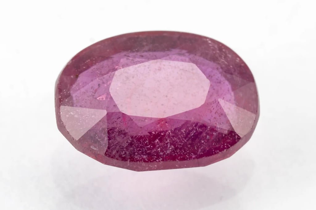 Manik Stone 5.80 Ratti - 5.28 Carat Ruby Stone - Bangkok
