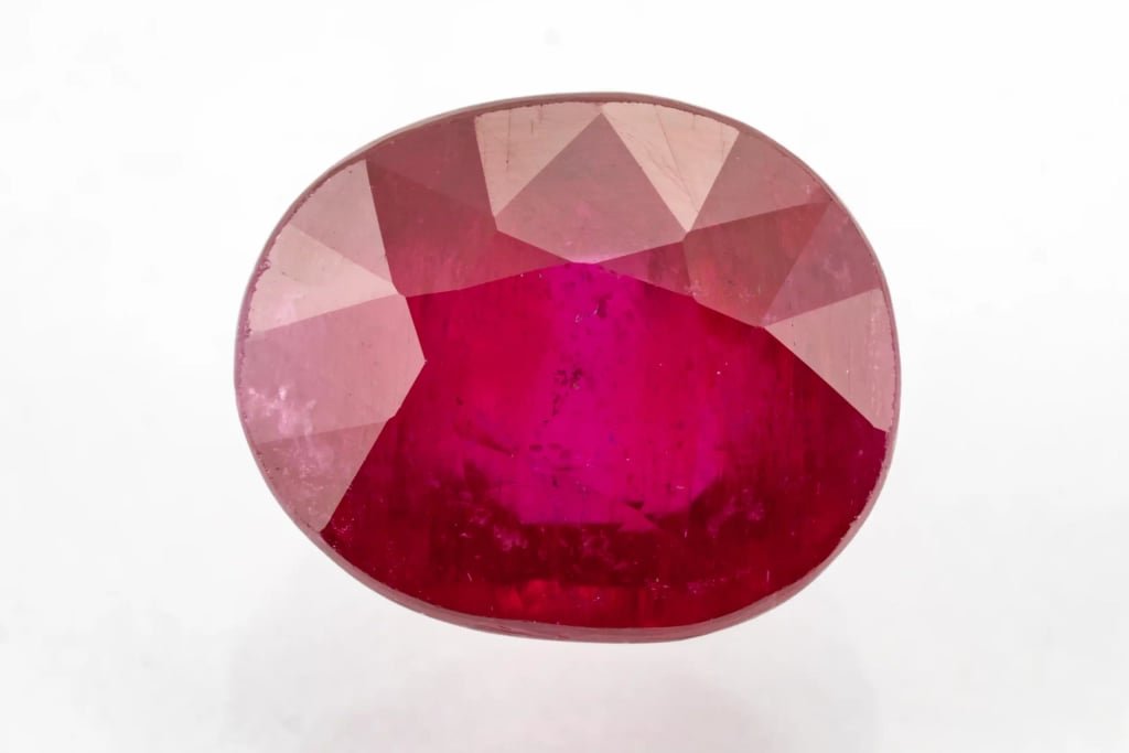 Manik Stone 5.71 Ratti - 5.20 Carat Ruby Stone - Bangkok A1 - View #1
