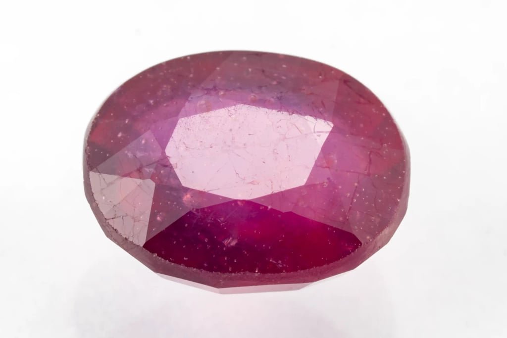 Manik Stone 8.03 Ratti - 7.31 Carat Ruby Stone - Bangkok A1