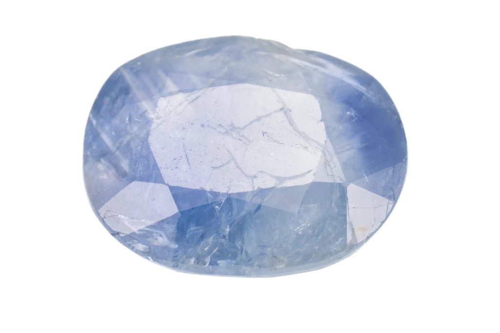 Ceylon Neelam Stone 6.12 Ratti (5.57 Carat) - Natural Blue Sapphire - View #1