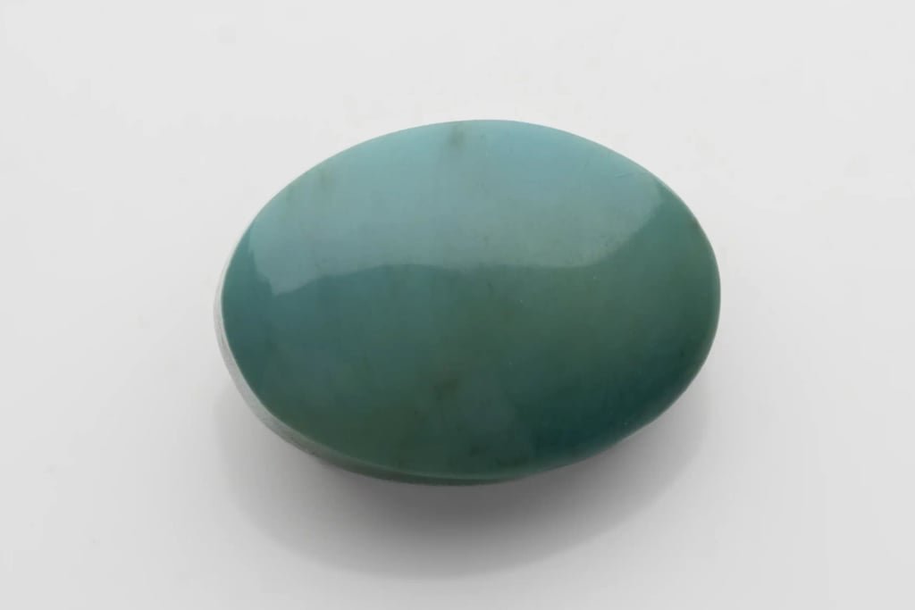 Natural American Firoza Stone (Turquoise) 7.50 Carat (8.24 Ratti) Oval Cabochon