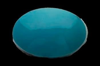 Natural Irani Firoza Stone (Turquoise) 10.00 Carat (10.99 Ratti) Oval Cabochon - View #1