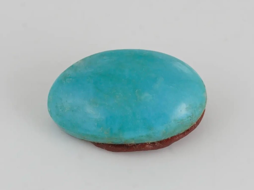Natural American Firoza Stone (Turquoise) 8.30 Carat (9.12 Ratti) Oval Cabochon