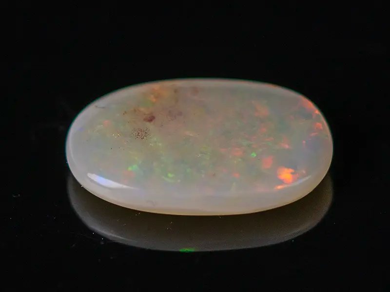 Australian White Opal (Doodhiya Patthar) 5.79 Carat (6.36 Ratti) — Rainbow Fire / Play-of-Colour - View #1