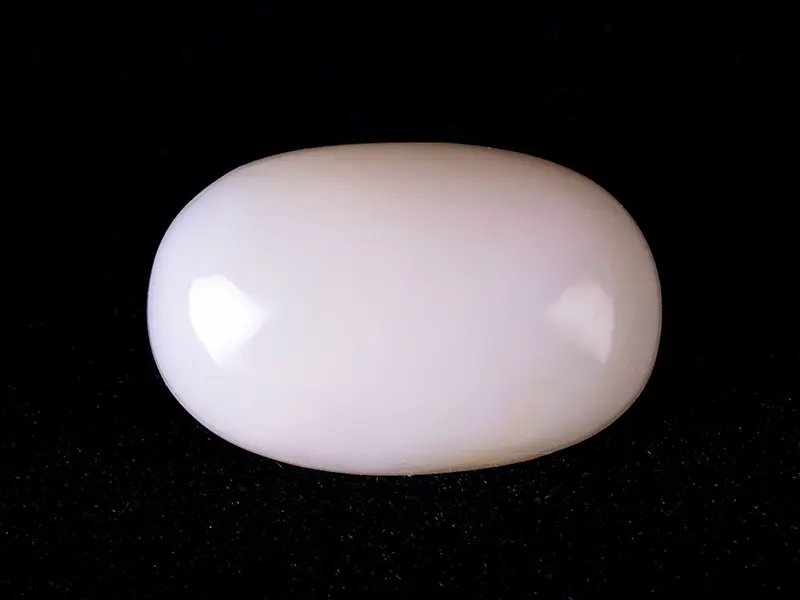 Australian Milky Opal (Doodhiya Patthar) 5.79 Carat (6.36 Ratti) — Solid White - View #1