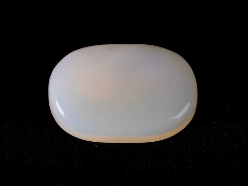 Australian Milky Opal (Doodhiya Patthar) 9.33 Carat (10.25 Ratti) — Solid White - View #1