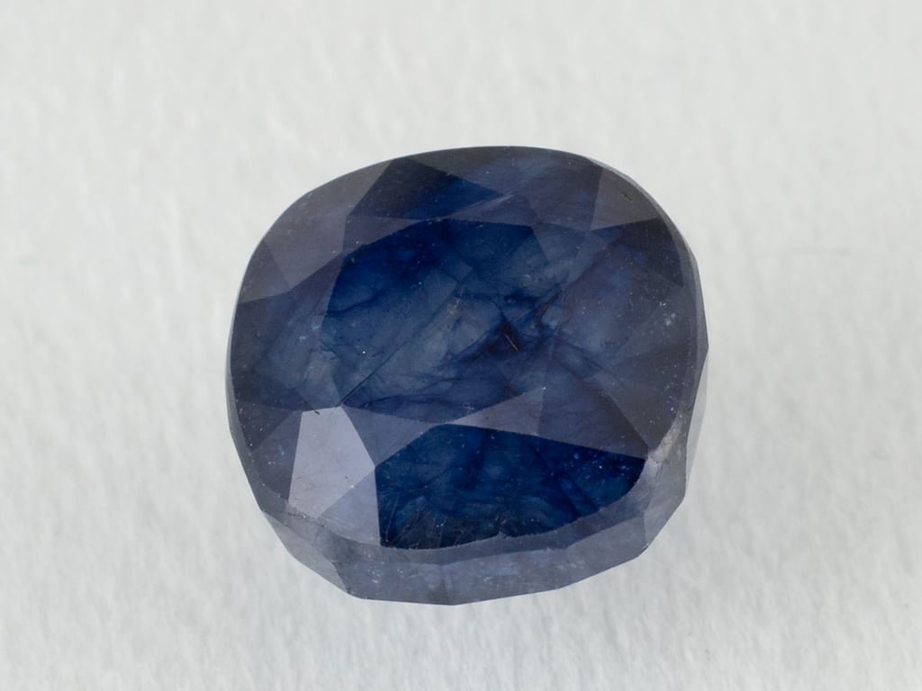 Bangkok Blue Sapphire (Neelam) 7 Carat (7.69 Ratti) — Octagon Cut