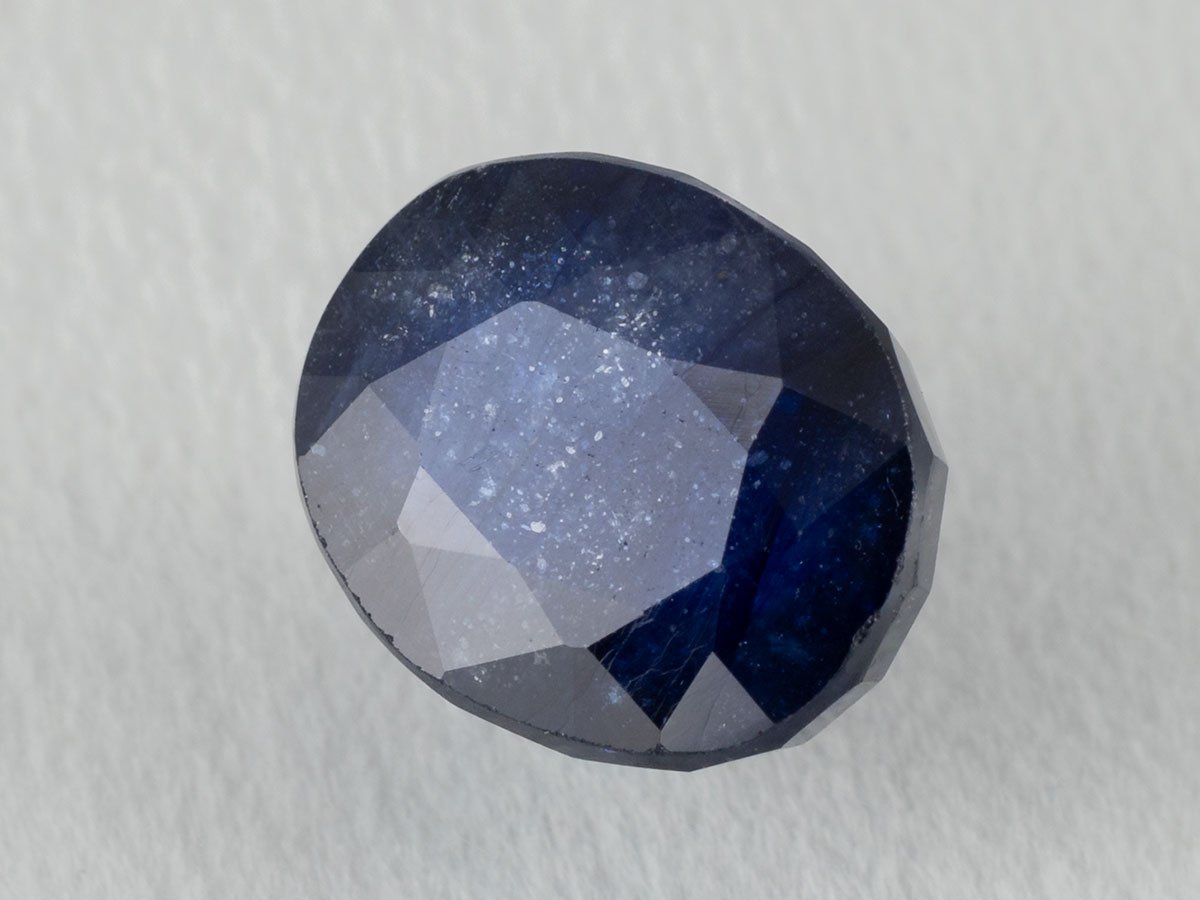 Bangkok Blue Sapphire (Neelam) 7.02 Carat (7.71 Ratti) — Oval Cut