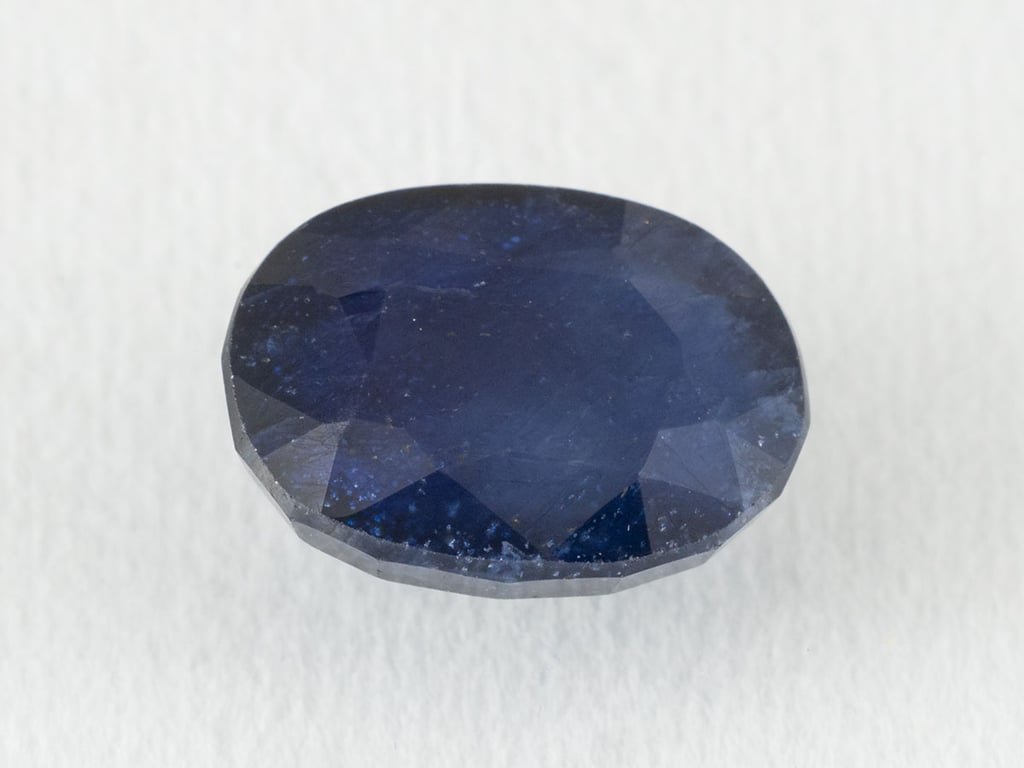 Bangkok Blue Sapphire (Neelam) 7.22 Carat (7.93 Ratti) — Oval Cut