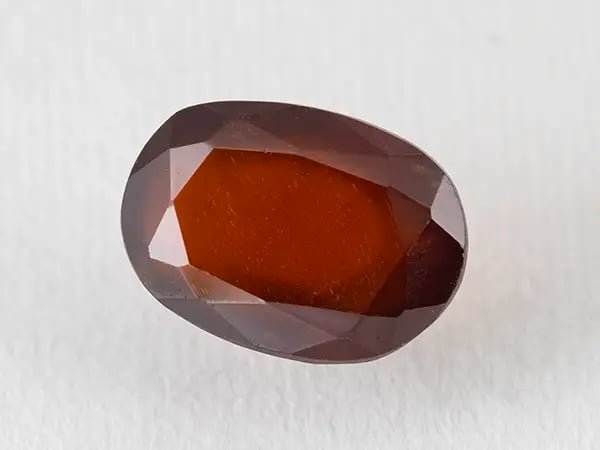 African Gomed Stone 6.35 Carat (6.98 Ratti) Natural Certified Hessonite - View #1