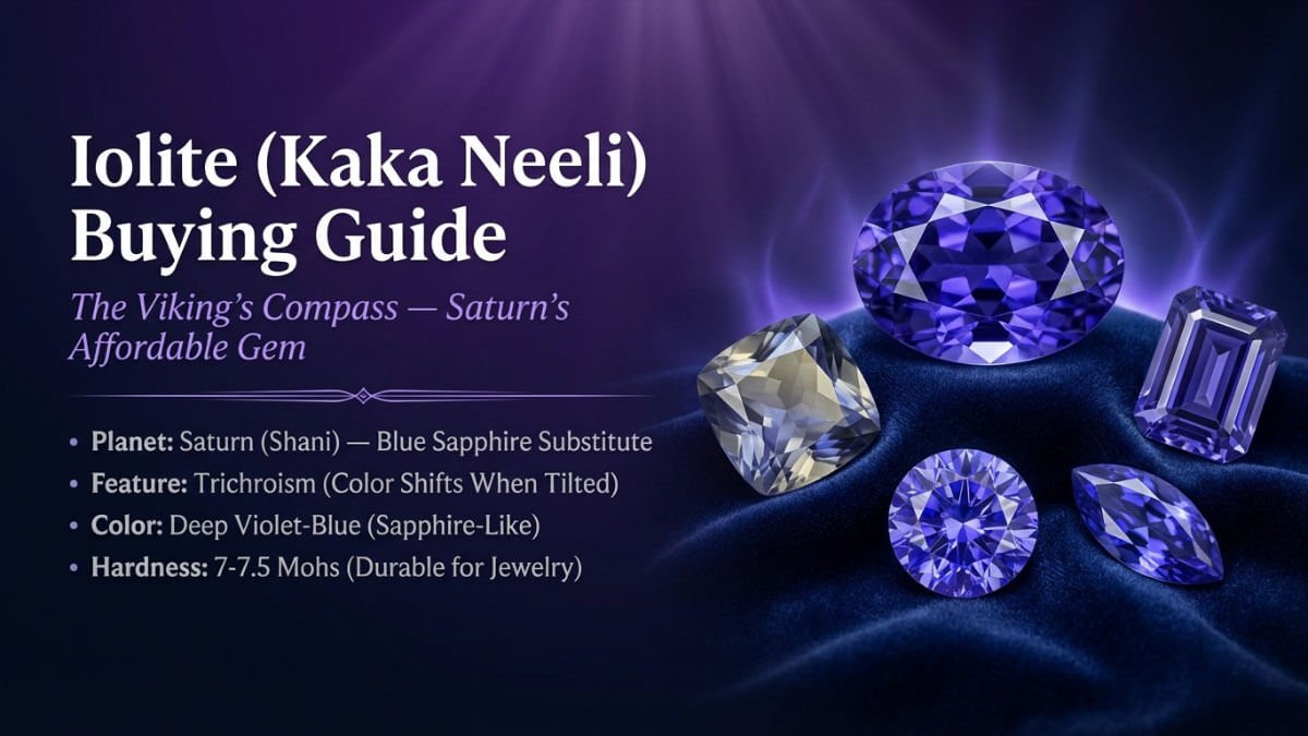 Iolite (Kaka Neeli) Buying Guide: Price per Carat, Pleochroism and the Neelam Upratna