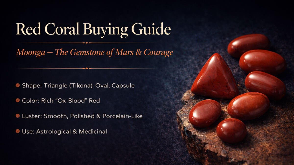Red Coral (Moonga) Buying Guide: 7 Expert Tips for the Perfect Gemstone