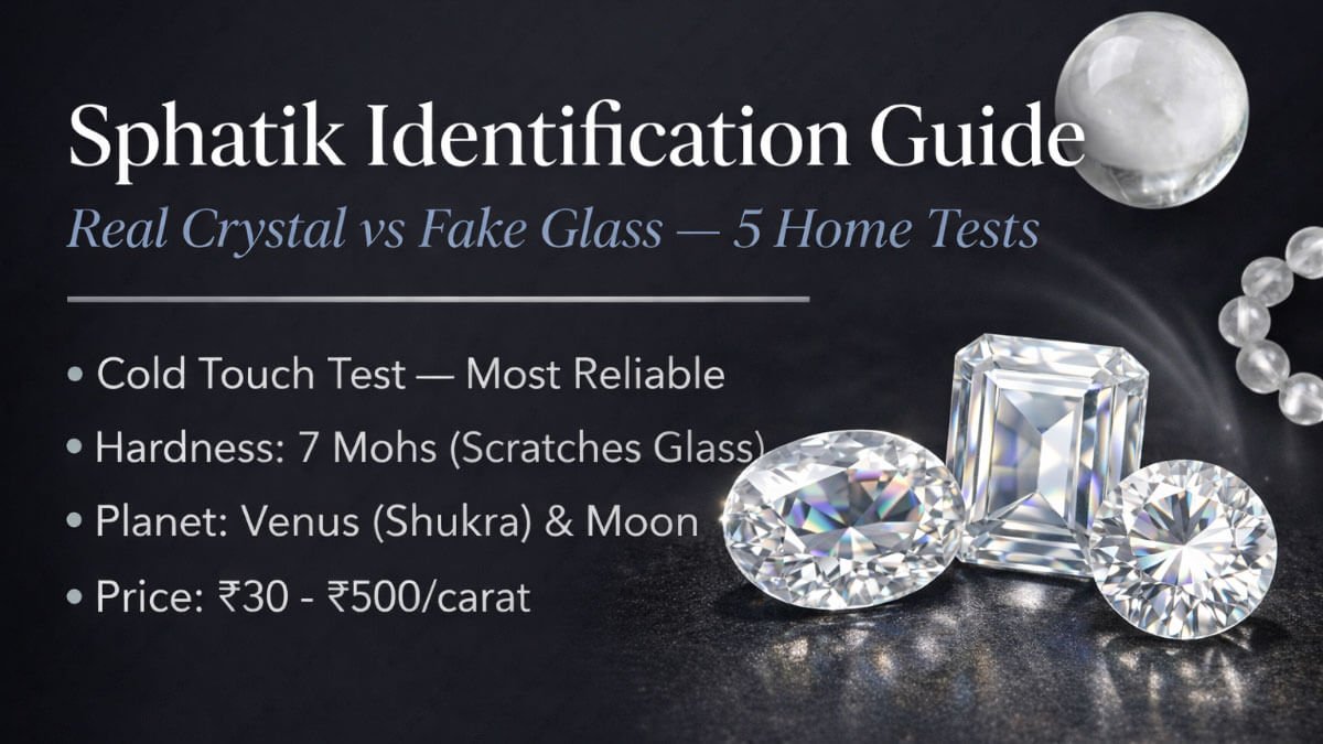 How to Identify Original Sphatik Stone: Crystal vs Glass Guide (2026)