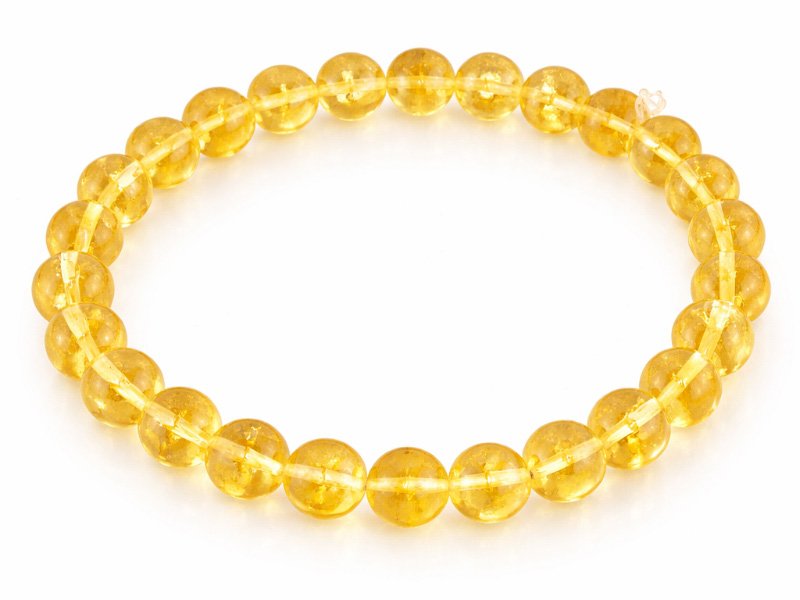 Citrine (Sunela) Bracelet – Certified 8mm