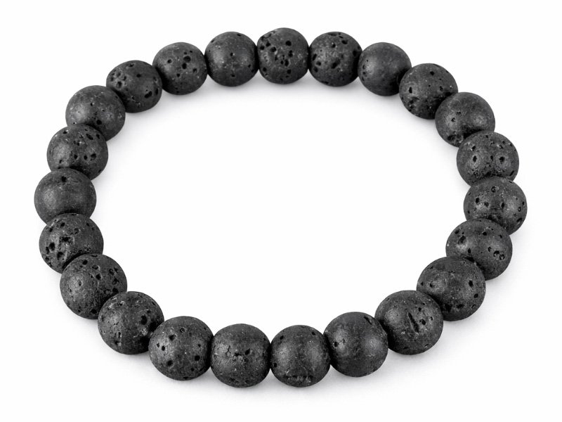 Lava Quartz Bracelet (8mm) – Certified Diffuser Stone