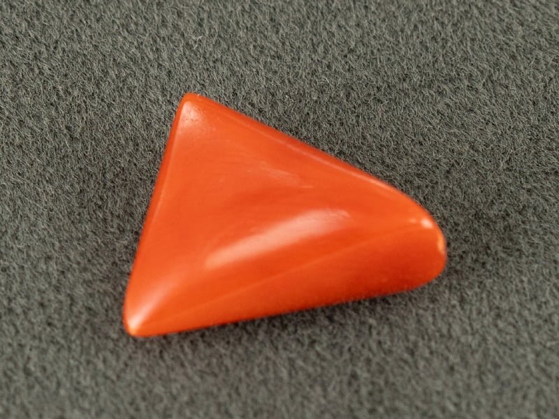 Italian Red Coral (Moonga) 4.31 Carat (4.74 Ratti) - View #1