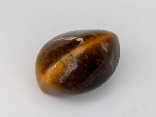 Natural South African Tiger Eye Stone 6.77 Carat (7.44 Ratti) Eye Shape Cabochon - View #1