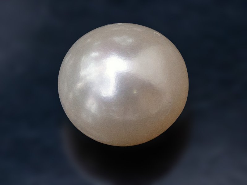 Cultured Pearl Stone (Moti Ratna) 5.80 Carat (6.37 Ratti) Round Shape