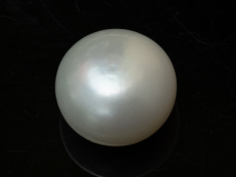 Cultured Pearl Stone (Moti Ratna) 9.28 Carat (10.20 Ratti) Round Shape - View #1