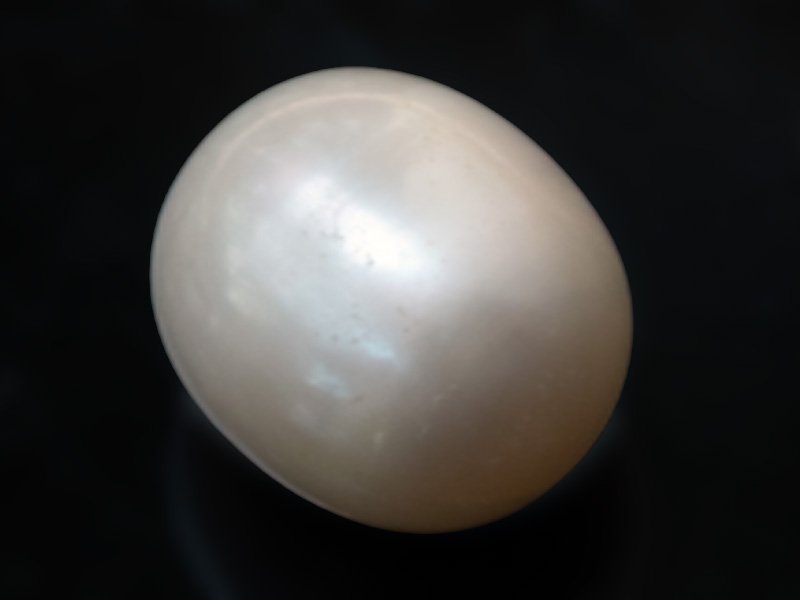 Cultured Pearl Stone (Moti Ratna) 9.33 Carat (10.25 Ratti) Round Shape