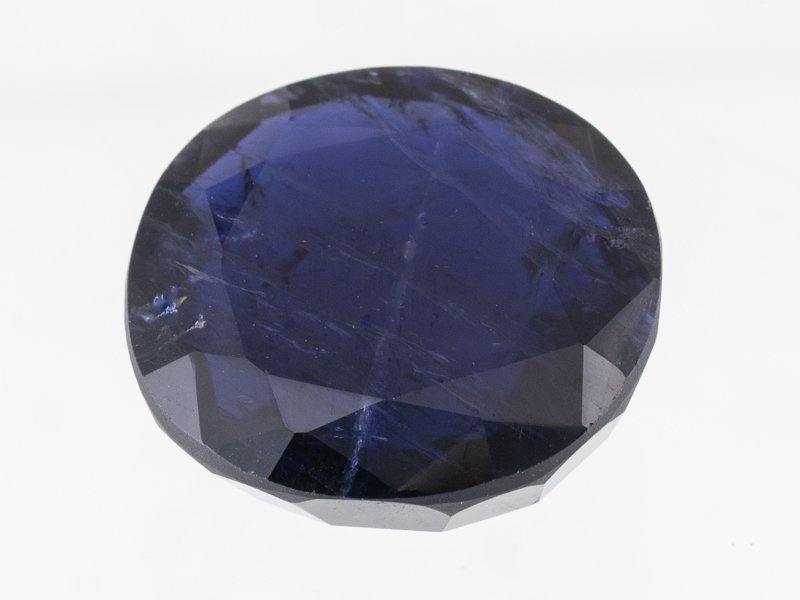 Iolite Stone (Kaka Neeli Stone) 12.65 Carat (13.90 Ratti) Oval Mix Cut - Certified Natural
