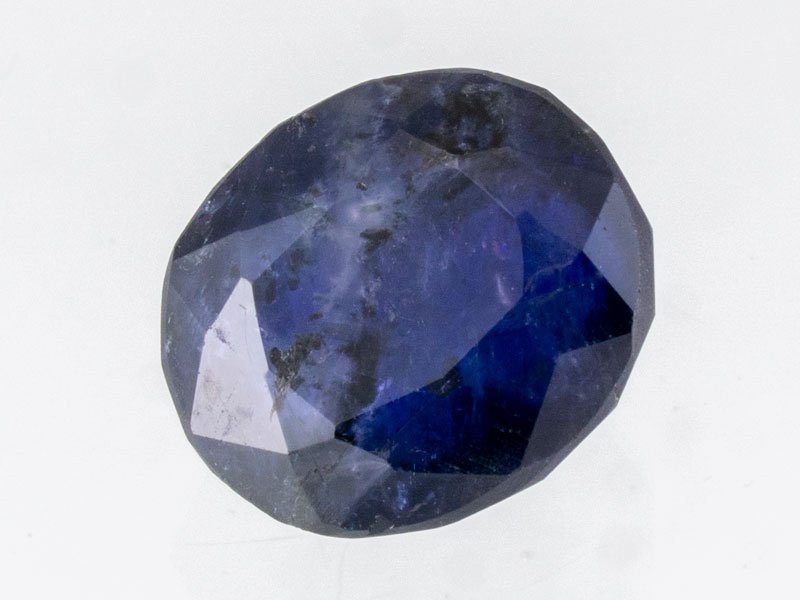 Iolite Stone (Kaka Neeli Stone) 5.29 Carat (5.81 Ratti) Oval Mix Cut - Certified Natural