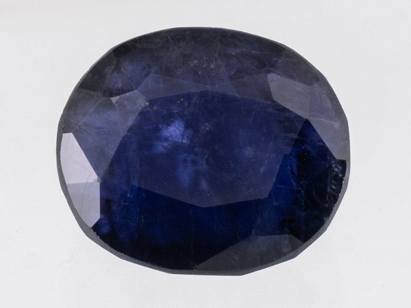 Iolite Stone (Kaka Neeli Stone) 7.74 Carat (8.51 Ratti) Oval Mix Cut - Certified Natural