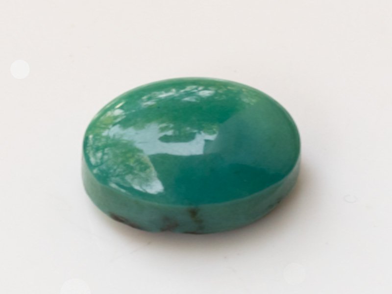 Natural American Firoza Stone (Turquoise) 11.52 Carat (12.66 Ratti) Oval Cabochon