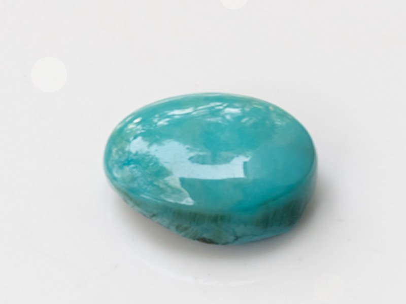 American Firoza (Turquoise) Stone 8.76 Carat (9.63 Ratti) Oval Shape