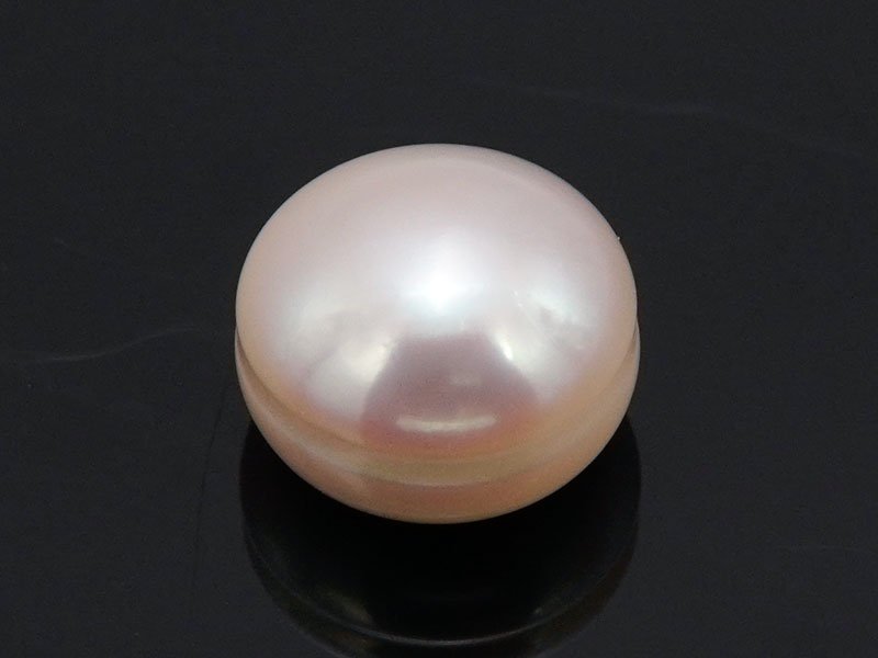Cultured Pearl Stone (Moti Ratna) 4.86 Carat (5.34 Ratti) Round Button Shape - View #1