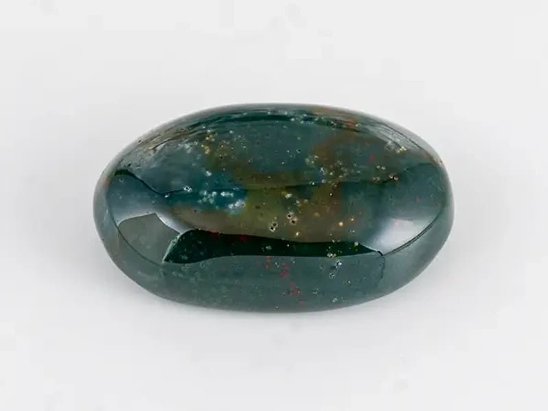Natural Bloodstone (Pitoniya / Heliotrope) 9.74 Carat (10.70 Ratti) Oval Cabochon