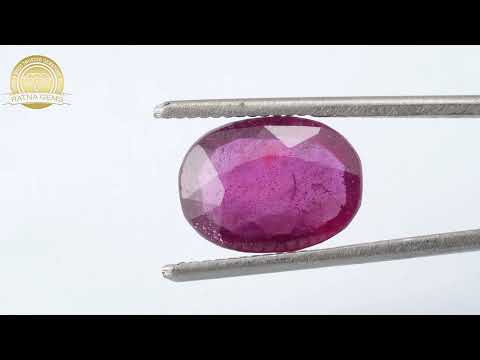 Premium Ruby 5.28ct - 5.80 Ratti | Bankok Gem | Certified Authenticity | Ratna Gems