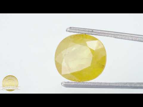 Yellow Sapphire (Pukhraj) Nigerian 7.25Carat/7.98Ratti