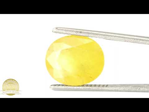 Yellow Sapphire (Pukhraj) Nigerian 7.10Carat/7.80Ratti