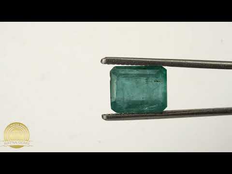 Jambia Emerald (Panna) 4.05 Carat - 4.45 Ratti Octagonal Step Cut Natural Green Gemstone