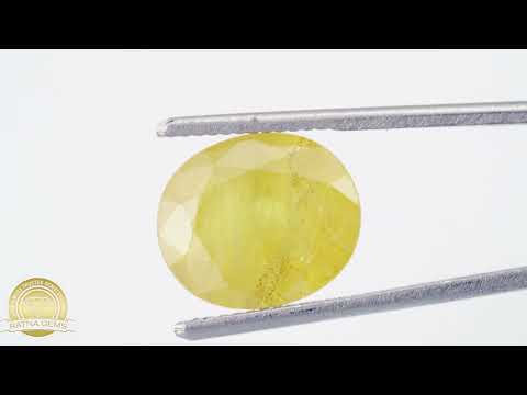 Yellow Sapphire (Pukhraj) Nigerian 7.65Carat/8.41Ratti