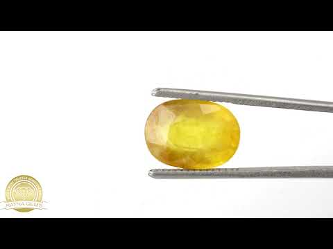 Yellow Sapphire (Pukhraj) 6.80Carat/7.47Ratti