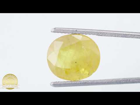 Yellow Sapphire (Pukhraj) Nigerian 7.45Carat/8.19Ratti