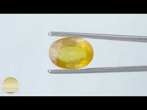 Yellow Sapphire (Pukhraj) 6.13Carat/6.74Ratti