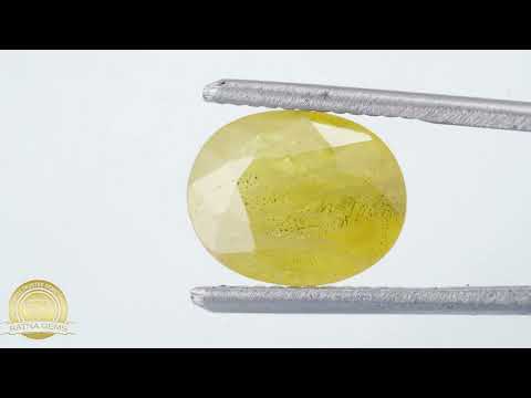 Yellow Sapphire (Pukhraj) Nigerian 3.80Carat/4.18Ratti