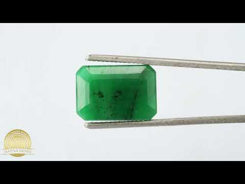 Sapota Emerald (Panna) 6.21 Carat - Octagonal Step Cut Natural Gemstone