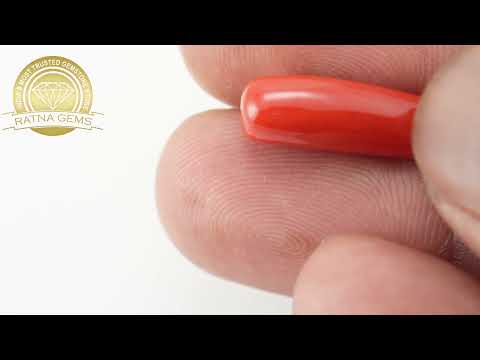 Elegant Italian Red Coral 7.685ct - 8.445 Ratti | Certified &amp; Trusted | Ratna Gems