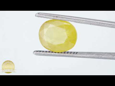 Yellow Sapphire (Pukhraj) Nigerian 4.20Carat/4.61Ratti