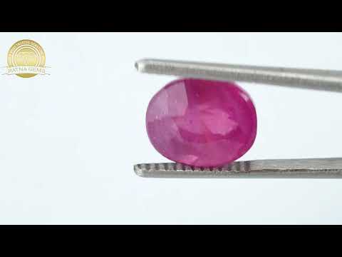 Authentic Ruby 4.77ct - 5.24 Ratti | Bankok Ruby | Certified Gem | Ratna Gems