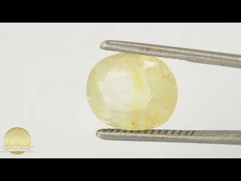 Yellow Sapphire (Pukhraj) (Ceylon) 5.67Carat/6.23Ratti