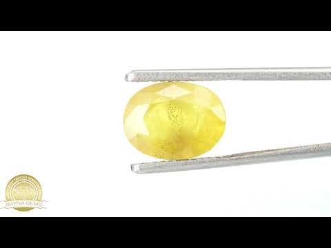 Yellow Sapphire (Pukhraj) Nigerian 4.70Carat/5.16Ratti