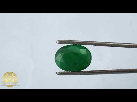 Jambia Emerald (Panna) 3.66 Carat - 4.02 Ratti Oval Cut Natural Green Gemstone