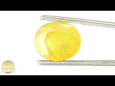 Yellow Sapphire (Pukhraj) Nigerian 6.40Carat/7.03Ratti