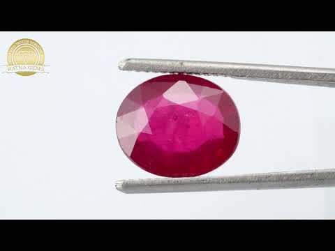 Authentic Ruby 5.85ct - 6.43 Ratti | Bankok A Ruby | Certified Gem | Ratna Gems